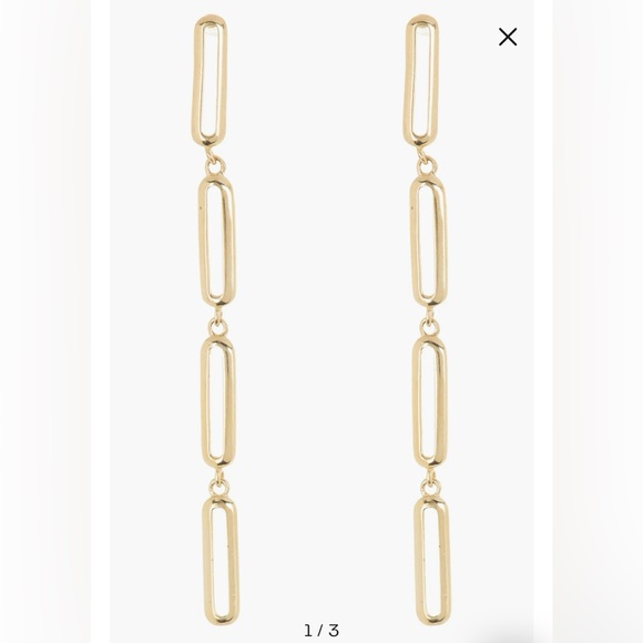 Bony Levy 14k Paperclip Earrings - Picture 1 of 4